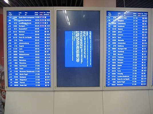 飞机场航班显示